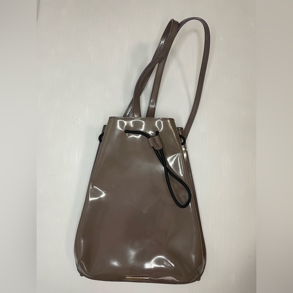 Furla Small Structured Backpack Purple Mauve Leather Made In Italy - Picture 1 of 12